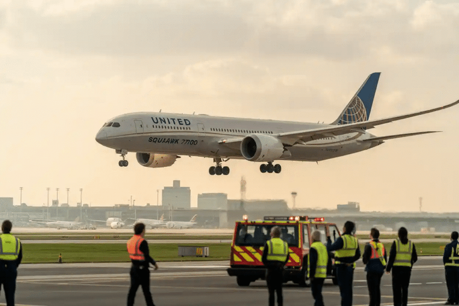 United Airlines Flight UA770